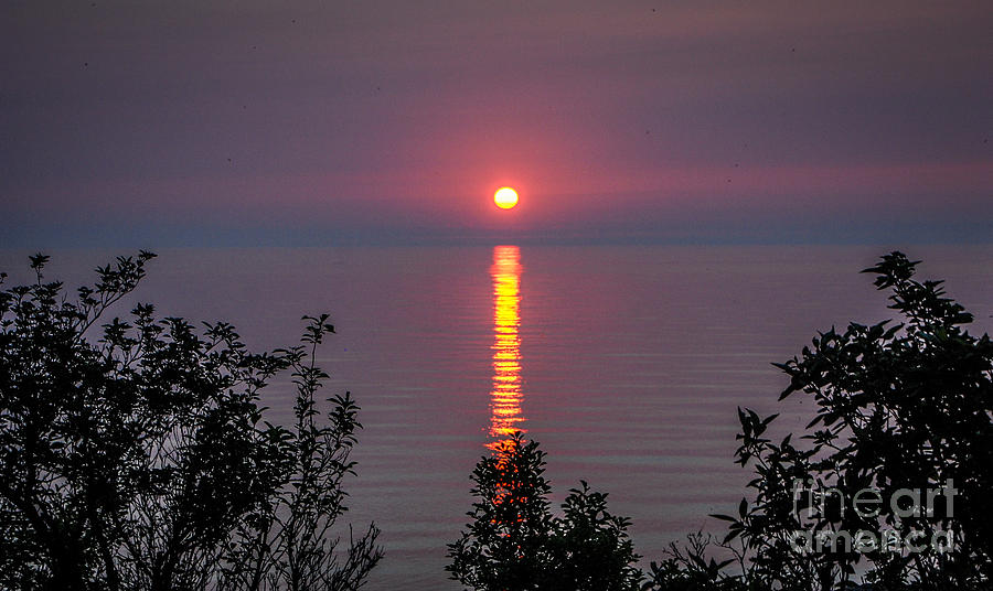 Sunrise on Middle Island Photograph by Grace Grogan
