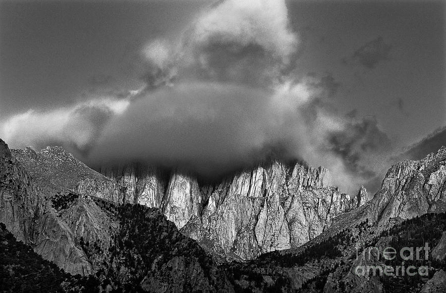 Sunrise on Mount Whitney Eastern Sierras California Photograph by Dave Welling