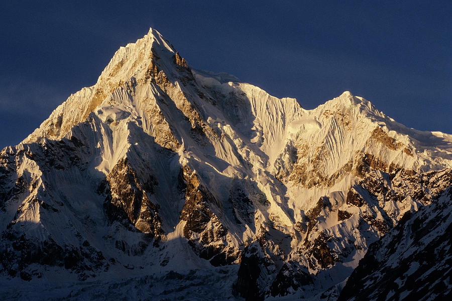 Sunrise On Mt. Siniolchu, 22,598ft Photograph by Ace Kvale - Fine Art ...