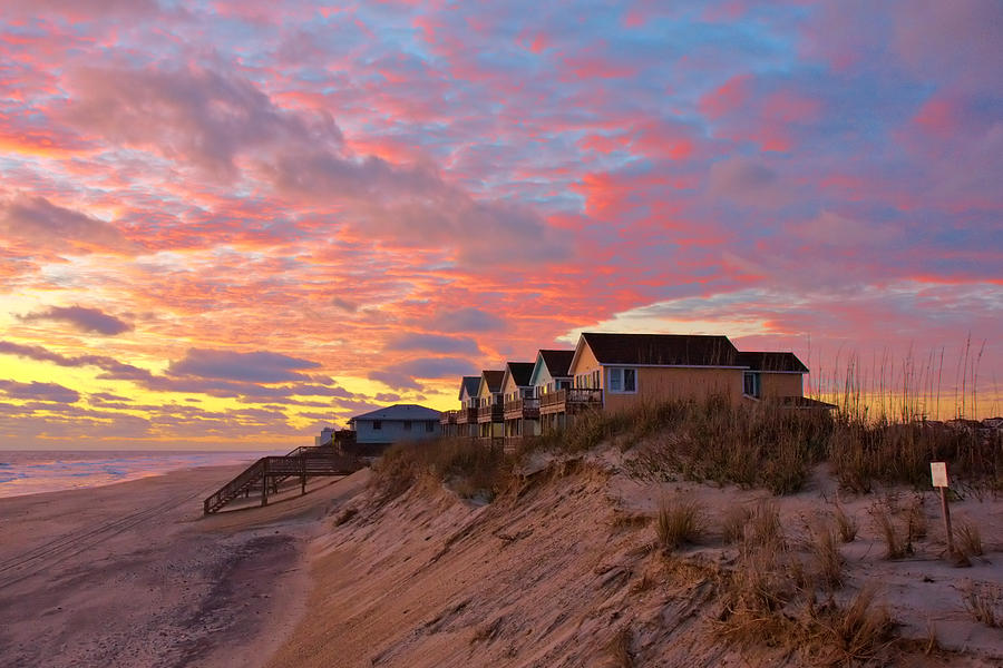 Sunrise on OBX Photograph by Mary Almond