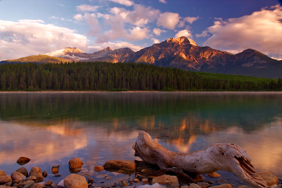 Sunrise On Patricia Lake Photograph by James Steinberg