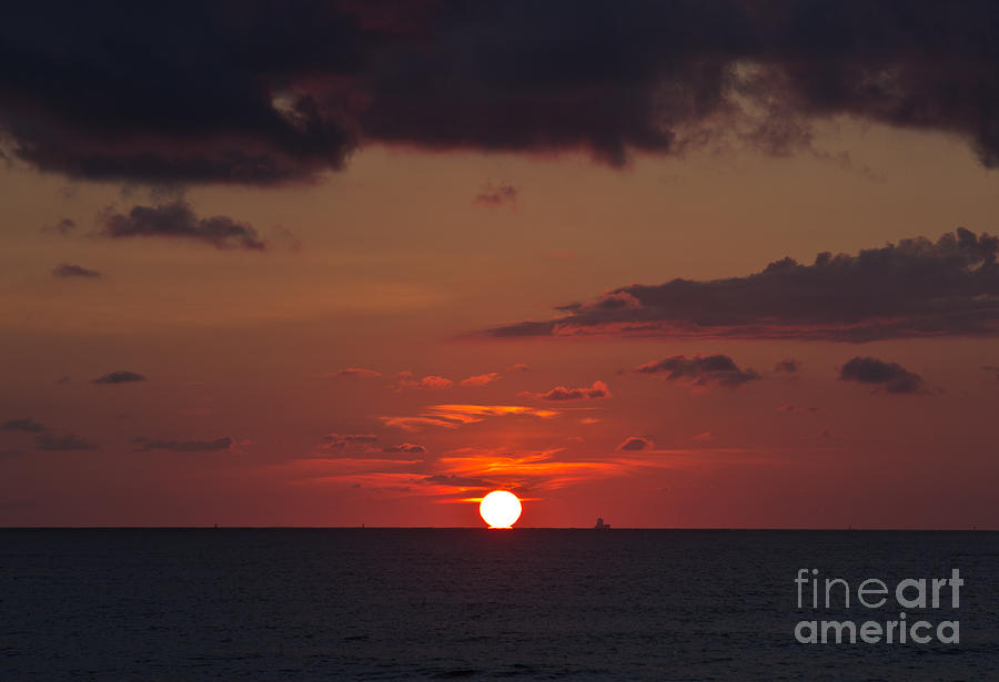 Sunrise on the Atlantic Photograph by Douglas Stucky