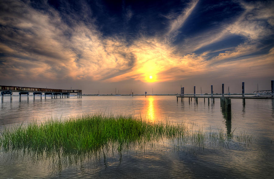 Sunset Photograph - Sunrise on the Bay by Seaside Artistry