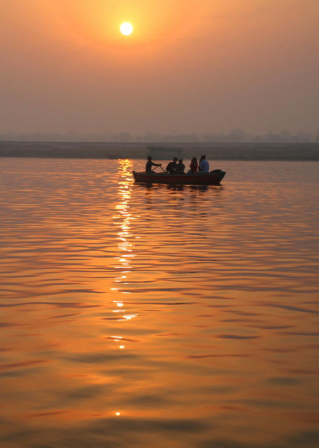 Sunrise on the Ganges River Photograph by Laurel Talabere | Fine Art ...