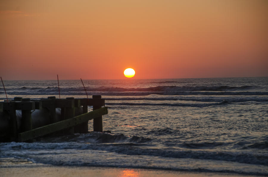 City Photograph - Sunrise on the Jersey Shore by Bill Cannon
