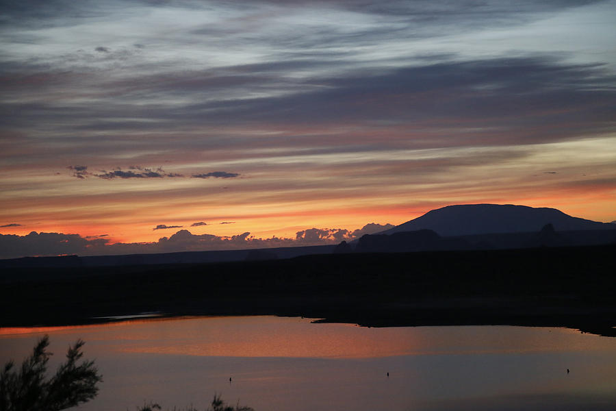 Sunset Photograph - Sunrise on the Lake by Gladys Turner Scheytt