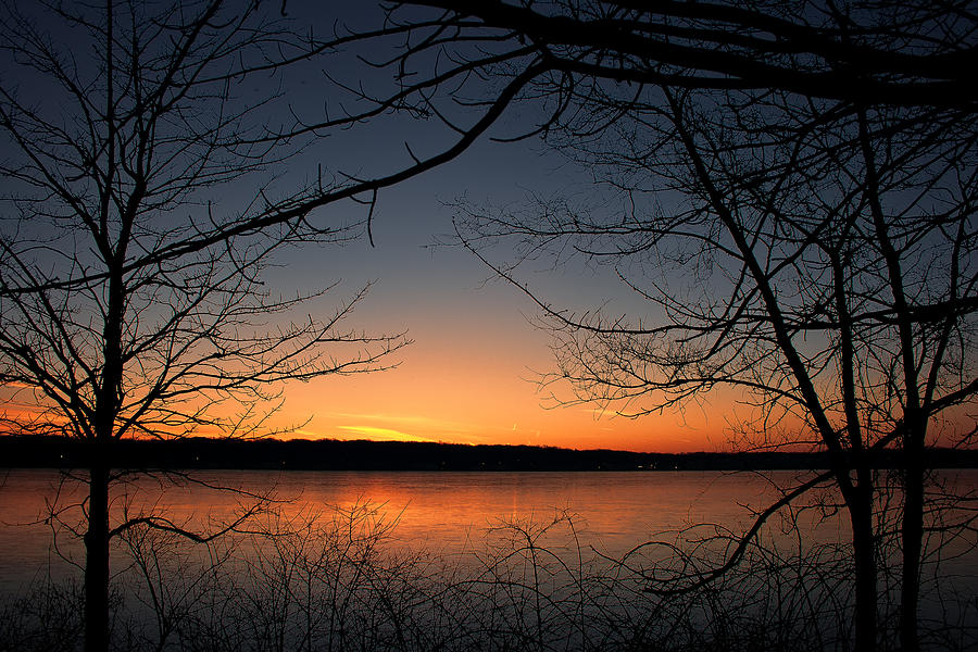Sunrise on the Lake Photograph by Scott Wood