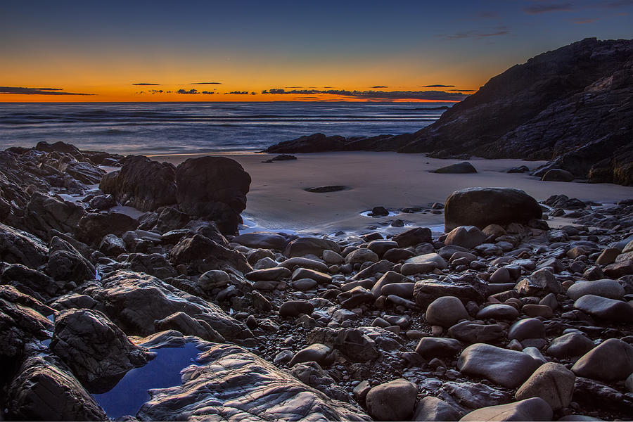 Sunrise on the Marginal Way Photograph by White Mountain Images