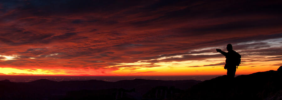 Sunrise on top of the World Photograph by Steven Reed