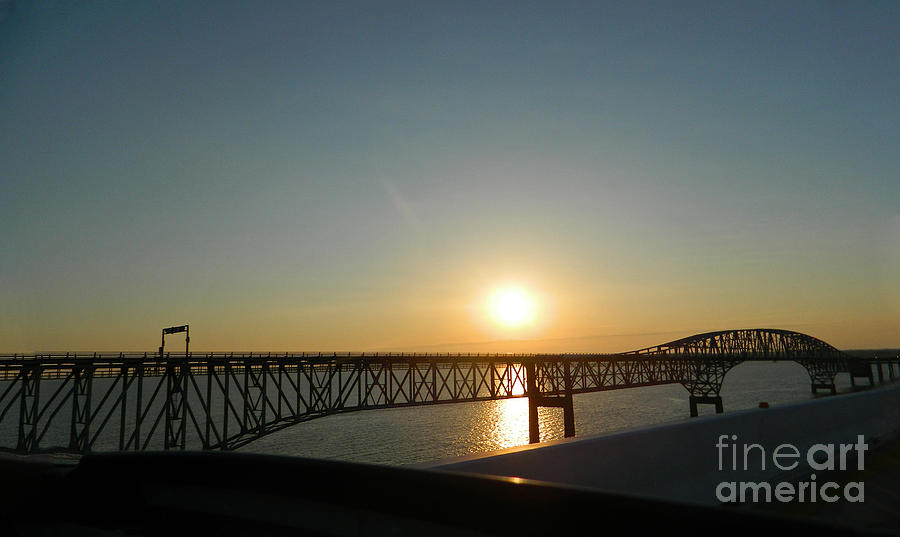 Sunrise Over Annapolis Bay Bridge Photograph by Emmy Vickers