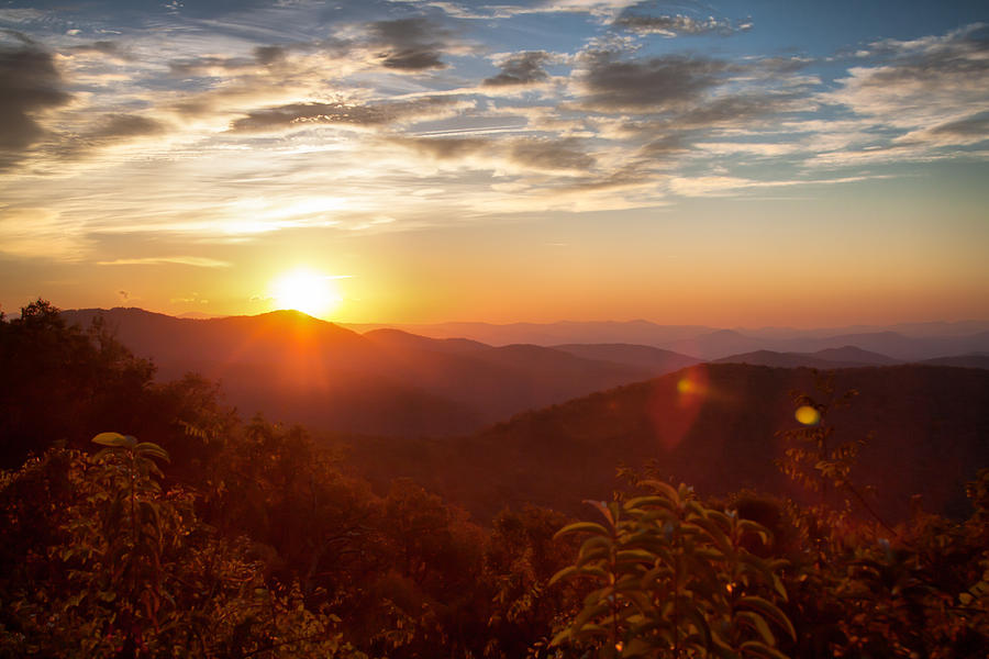 Sunrise Over Asheville Photograph by Lynne Jenkins