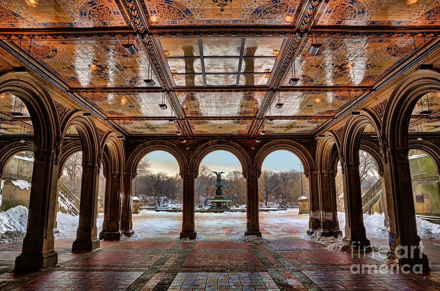 Sunrise Over Bethesda Terrace Lower Passage Photograph by Lee Dos Santos