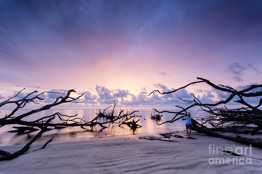 Sunset Photograph - Sunrise over Blackrock Beach by Dawna Moore Photography