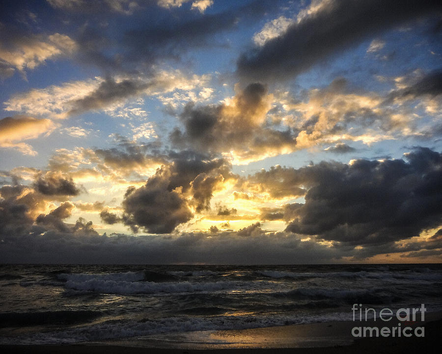 Sunrise over Boca Raton Florida Photograph by Ginette Callaway