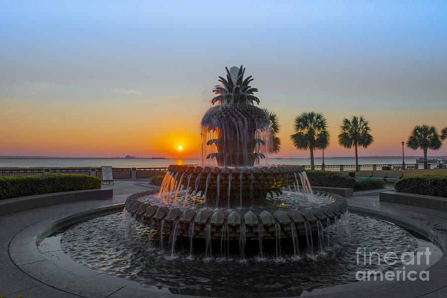 Sunrise over Charleston Photograph by Dale Powell Sunrise over Charleston Photograph by Dale Powell