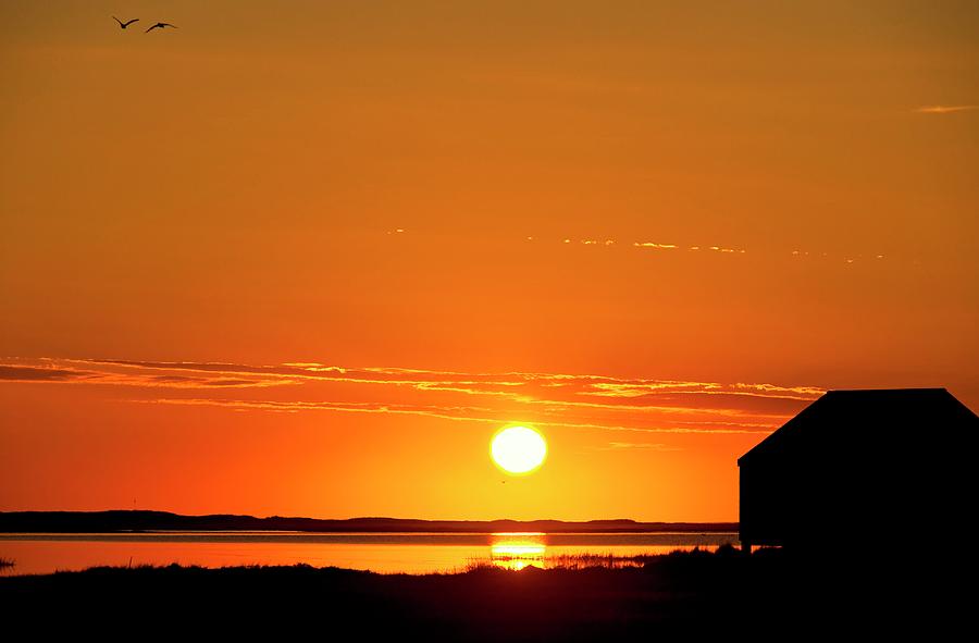 Sunrise Over Coastal Lake Photograph by John Greim/science Photo Library