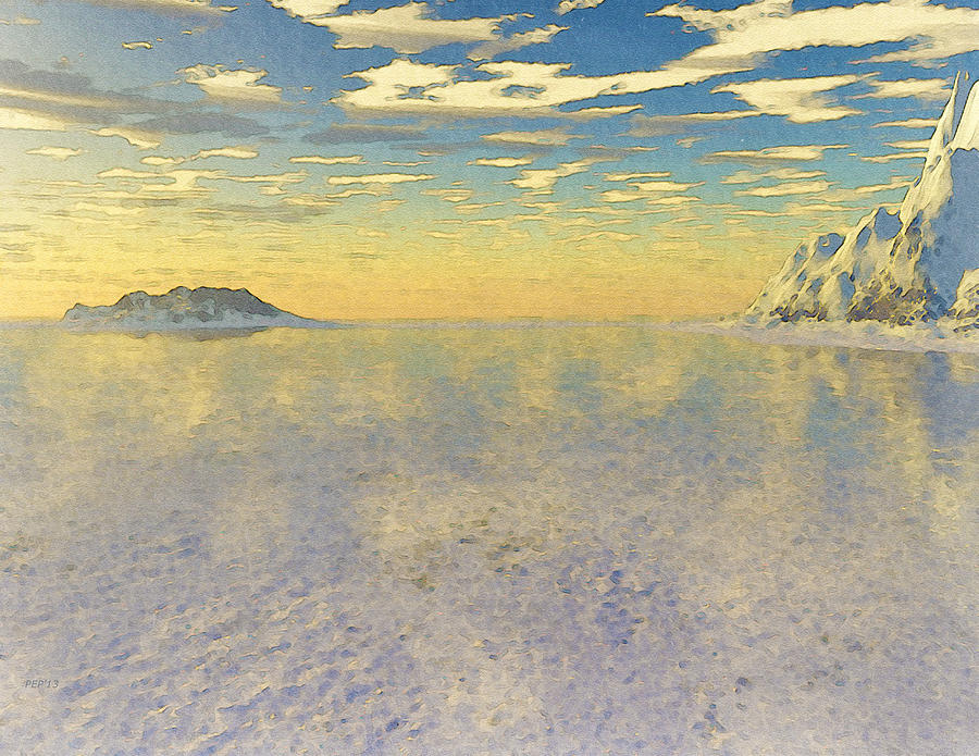 Sunrise Over Glacial Bay Digital Art by Phil Perkins