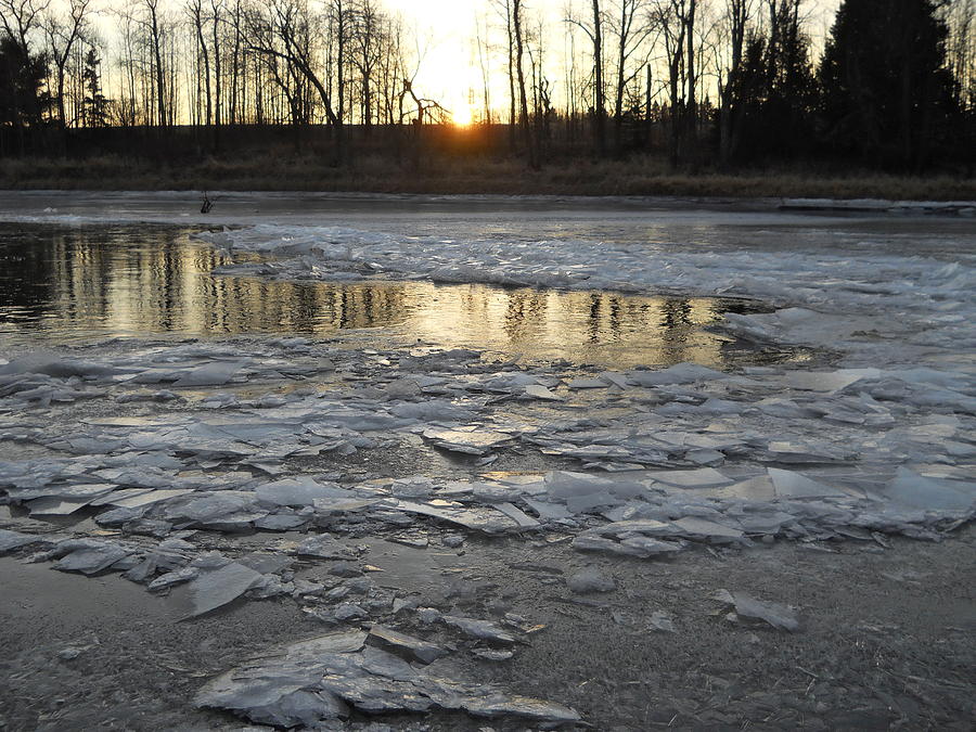 Sunrise Over Ice Photograph by Kent Lorentzen