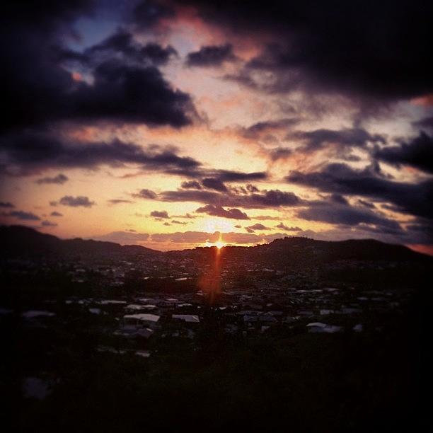Hilife Photograph - Sunrise Over Keolu Hills #kailua #oahu by Brian Governale