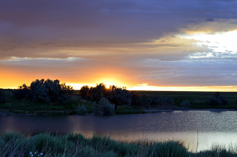 Sunrise Over Kinney Lake Photograph by Clarice Lakota
