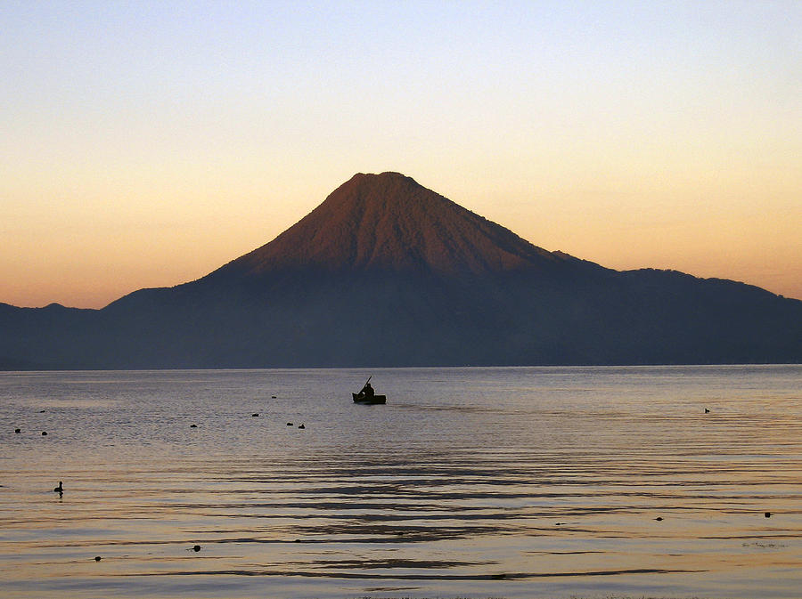 Sunrise over Lake Atitlan Photograph by Kurt Van Wagner