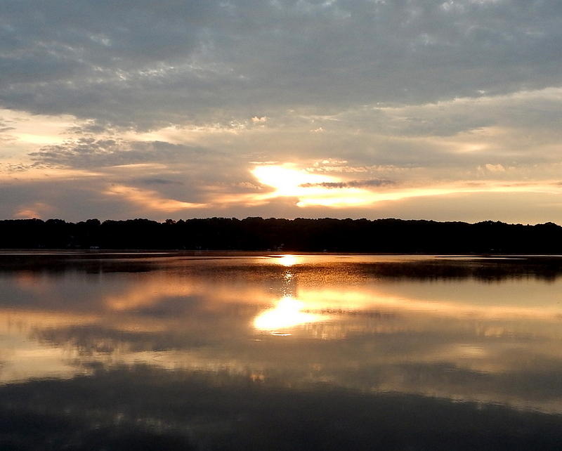 Sunrise Over Lake Tiogue Photograph by Bill Tougas - Fine Art America