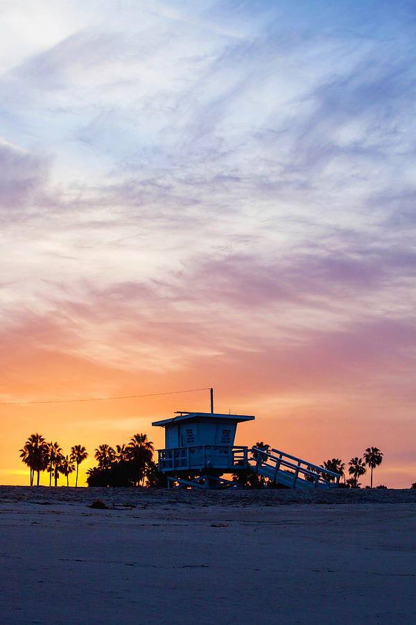 Sunrise Over Venice Beach Photograph by Art Block Collections