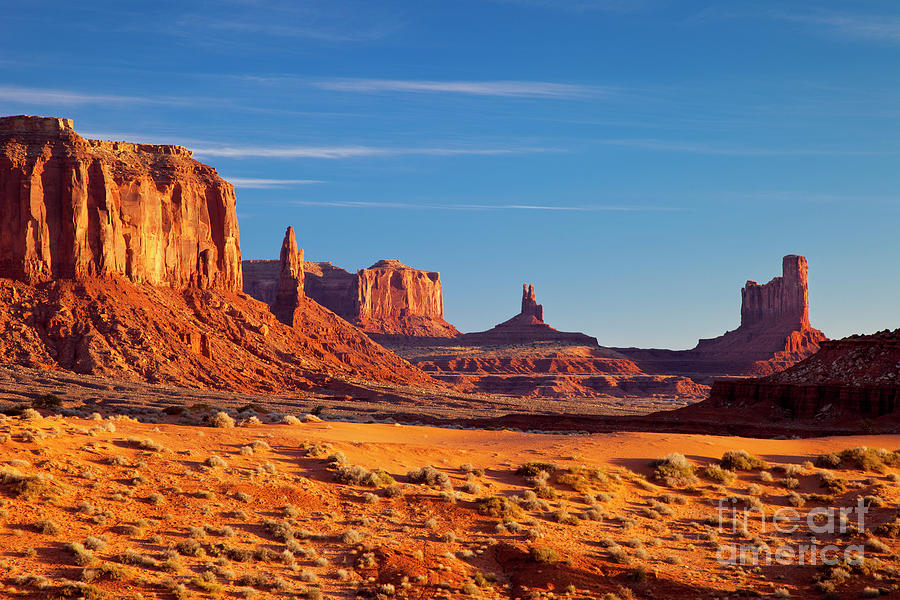 Sunrise Over Monument Valley Photograph