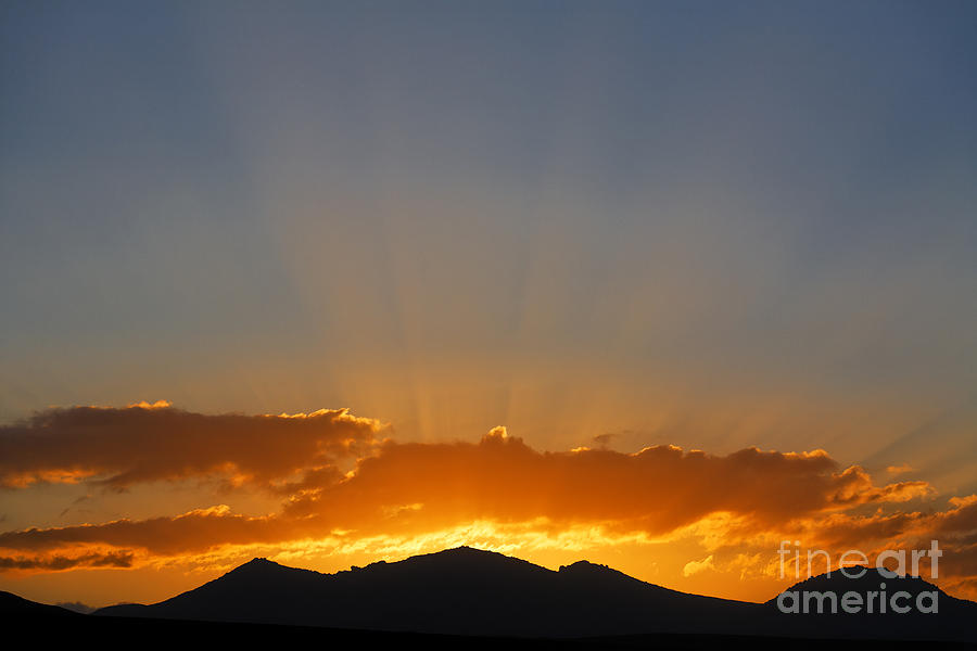 Mountain Photograph - Sunrise Over Mountains by Robert Preston