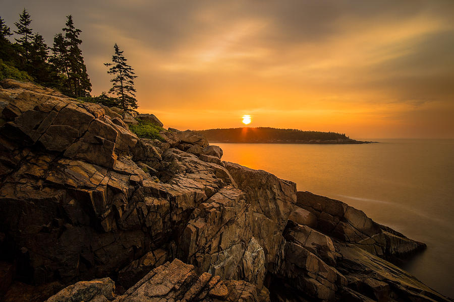 Sunrise over Otter Cove Photograph by Robert Clifford