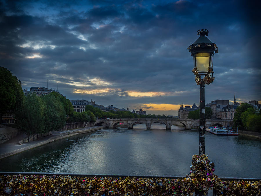 Sunrise over Paris Photograph by Mark Llewellyn
