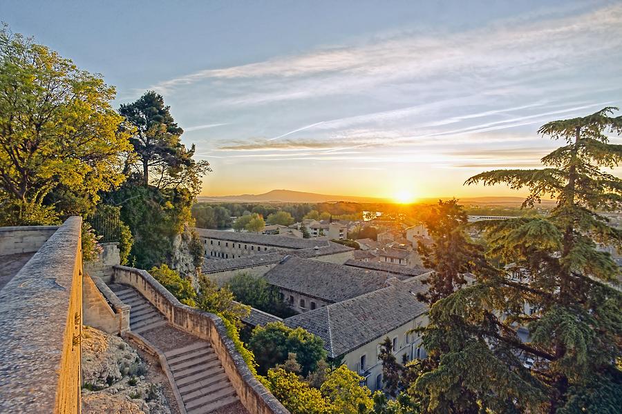 Sunrise Over Provence Photograph by Jenny Hudson