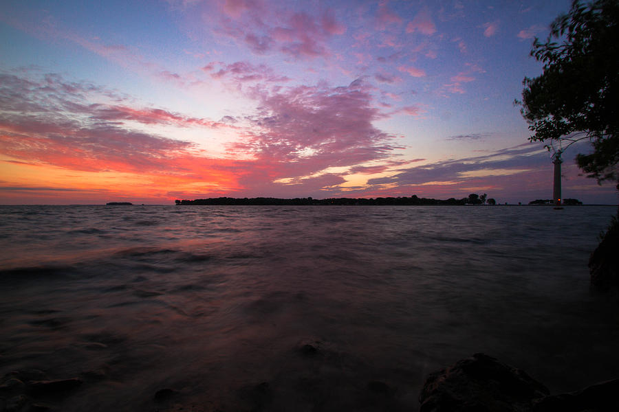 Sunrise over South Bass Island Photograph by Haren Images- Kriss Haren