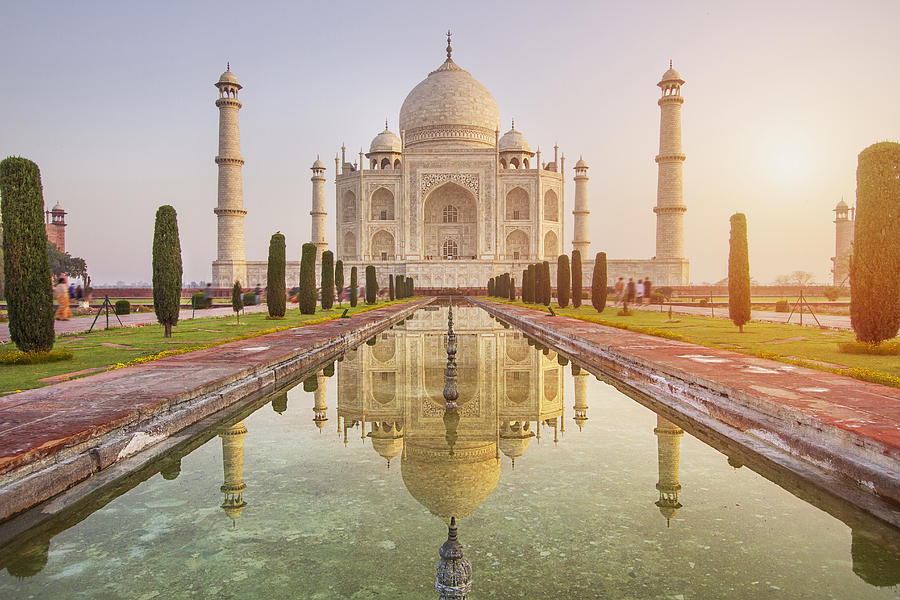 Sunrise over Taj Mahal Photograph by JulieanneBirch