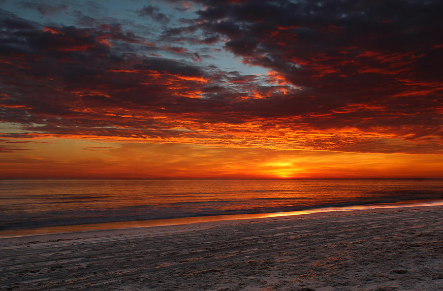 Sunrise over the beach at Nags Head North Carolina Photograph by ...