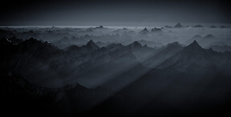 Sunrise Over The Karakoram Photograph by Martin Van Hoecke