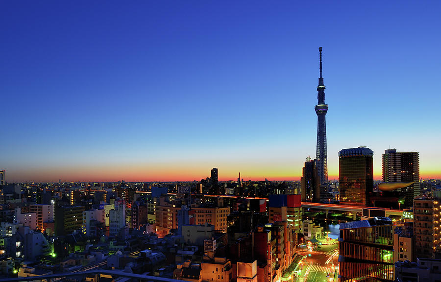 Sunrise Over Tokyo Photograph by Vladimir Zakharov