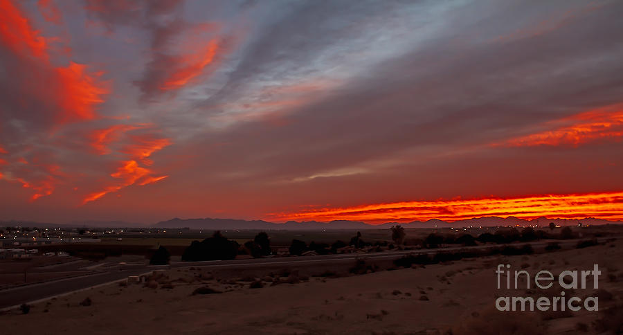 Sunrise Over Yuma Photograph by Robert Bales