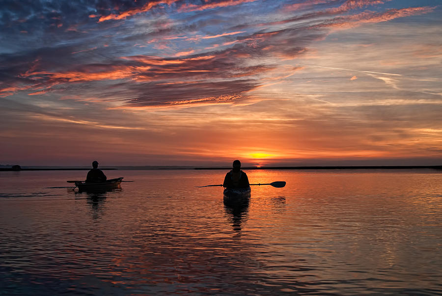Sunrise Paddle Photograph by Scott Hansen