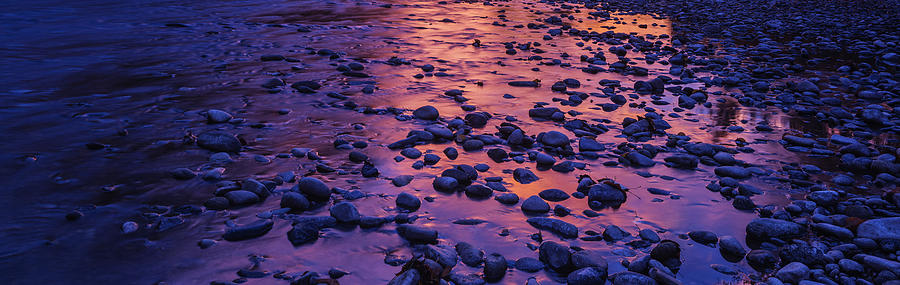 Sunrise pebbles Photograph by Vishwanath Bhat