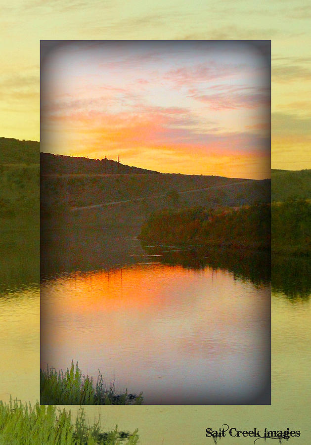Landscape Photograph - Sunrise Reflected by Cecily Vermote