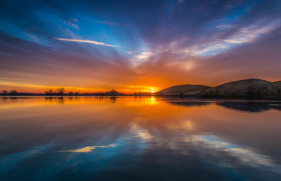Sunrise Reflection Photograph by Marc Crumpler