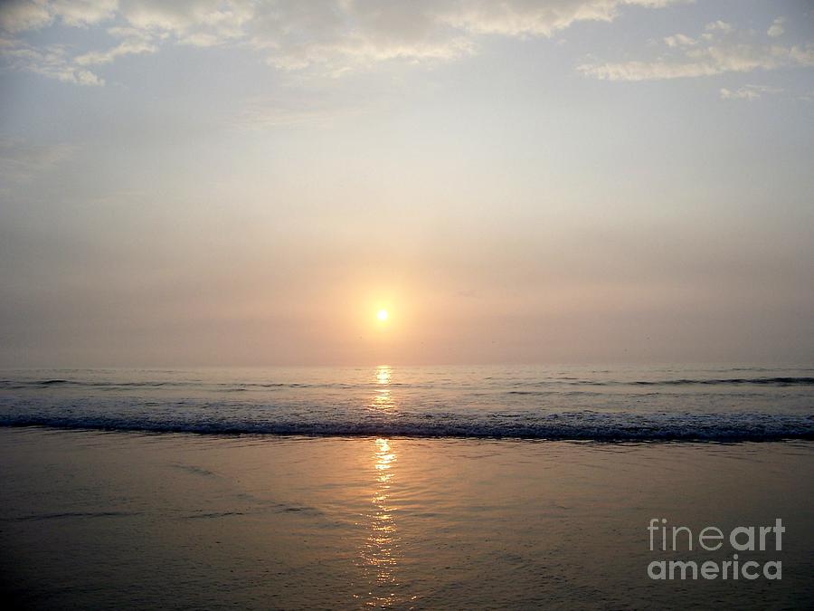Sunrise Reflection Shines Upon The Atlantic Photograph by Eunice Miller