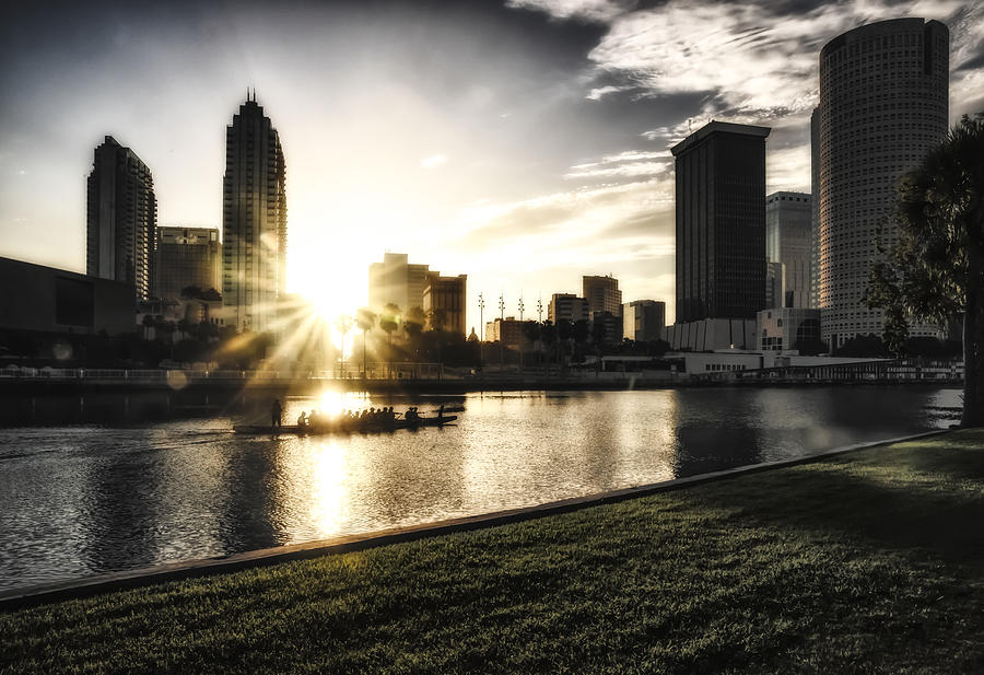 Tampa Photograph - Sunrise Row by Michael White