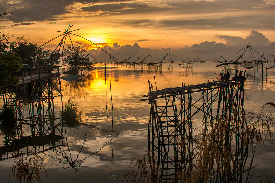 Fish Photograph - Sunrise  by Sihasak Prachum