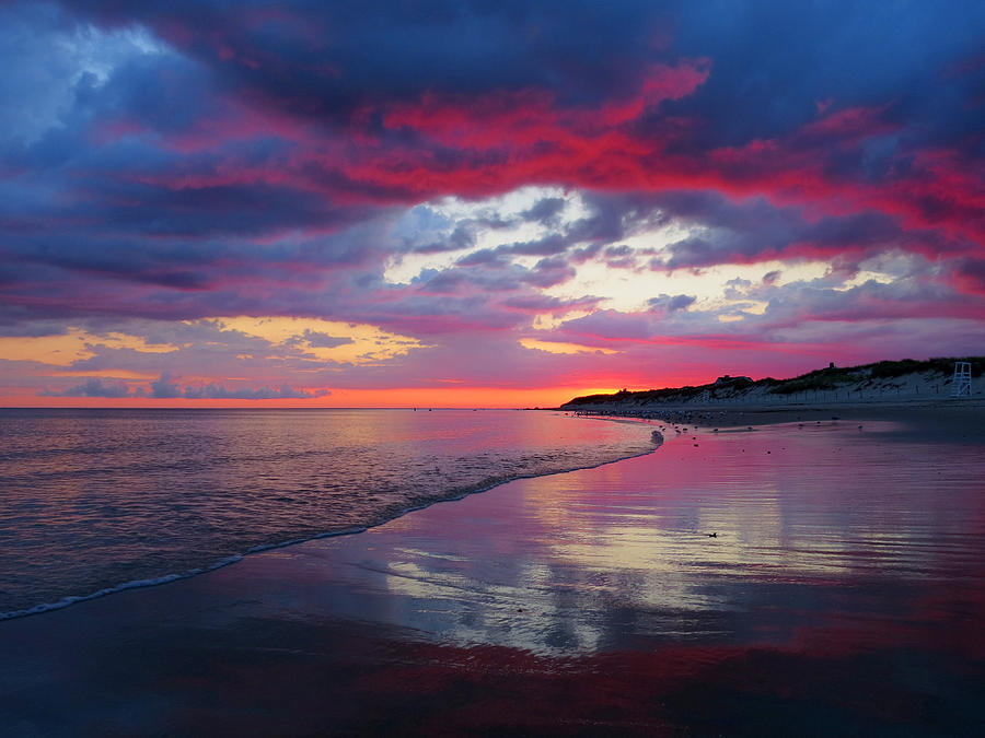 Sunrise Sizzle Photograph by Dianne Cowen Cape Cod Photography