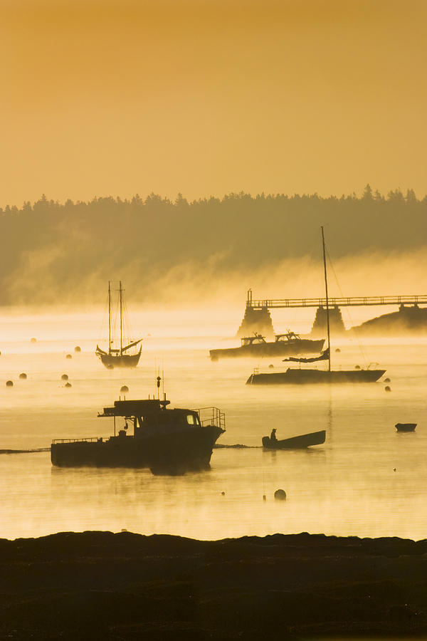 Sunrise - Southwest Harbor - Mount desert Island - Maine Photograph by Keith Webber Jr