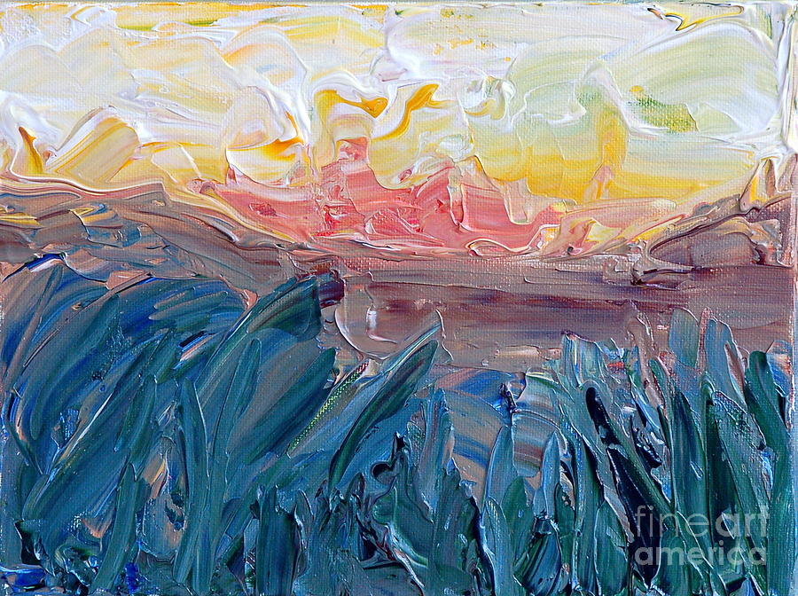 Sunrise Painting by Teresa Wegrzyn