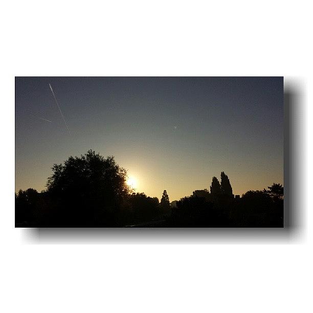 Nature Photograph - Sunrise This Morning #vlaardingen by Miranda Jongman