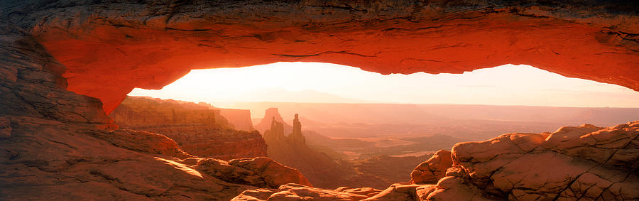 Canyonlands National Park Photograph - Sunrise Through Mesa Arch by Panoramic Images